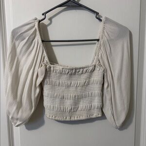 Elegant White Women's Top